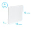 Square Foam Sheets – 10x10x1 in. (4 Pack)