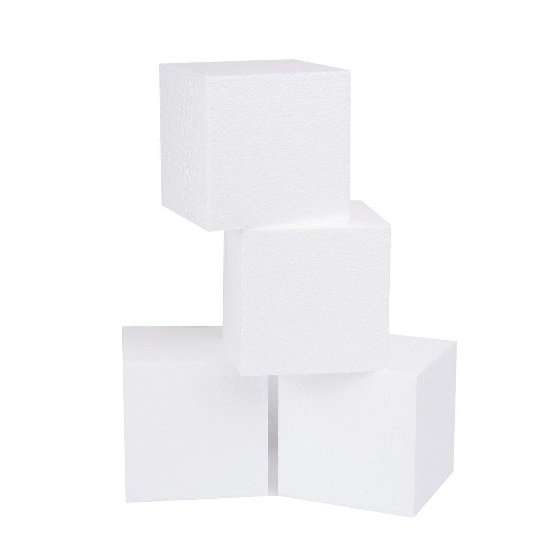 Silverlake Craft Foam - 6x6x6 inch EPS Polystyrene Cube Blocks for ...