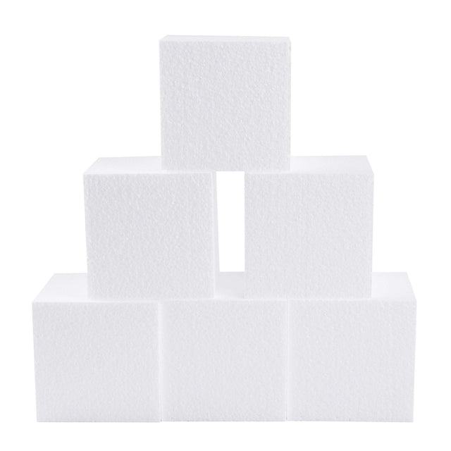 Silverlake Craft Foam - 4x4x4 inch EPS Polystyrene Cube Blocks for ...