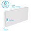 Foam Sheets – 8x12x1 in.